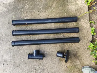 Tubos salida humos estufa pellets