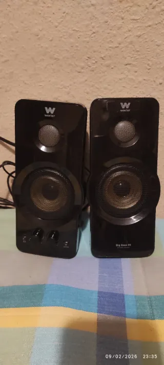 Pareja Altavoces Woxter Big Bass 95 Negro