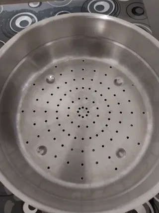 Scolapasta/Vaporiera Acciaio Inox 25/23cm