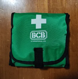 Estuche botiquín antiguo BCB de montaña plegable!
