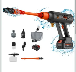 Hidrolimpiadora Bravolu a batería + Accesorios