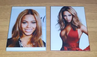 2 Calamite Magneti Beyonce Beyoncé (cm 7.3 x 5.3)