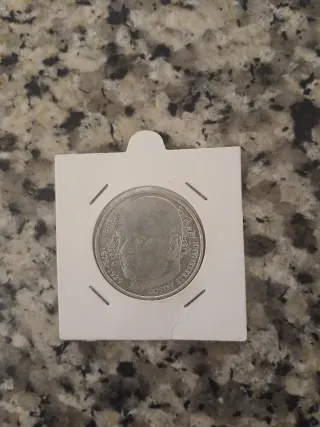 Moneda 5 Marcos 1978 Gustav Stresemann plata