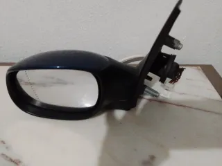 Espejo y mecanismo Peugeot 206 azul,sin estrenar