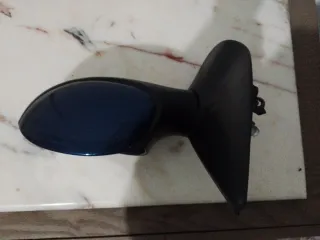 Espejo y mecanismo Peugeot 206 azul,sin estrenar