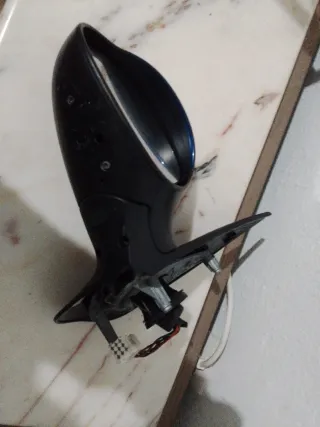 Espejo y mecanismo Peugeot 206 azul,sin estrenar