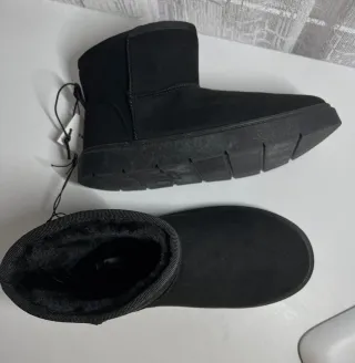 Botas de pelo negras