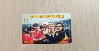 Scheda Telefonica Coppa Intercontinentale 1985