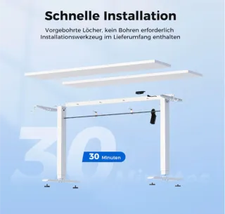 Escritorio Eléctrico Elevable 160x60