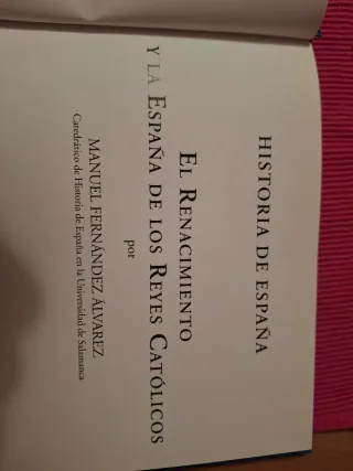 Libro Historia de España: Reyes Católicos