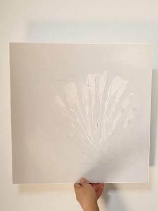 Set di 4 quadri con effetto rilievo