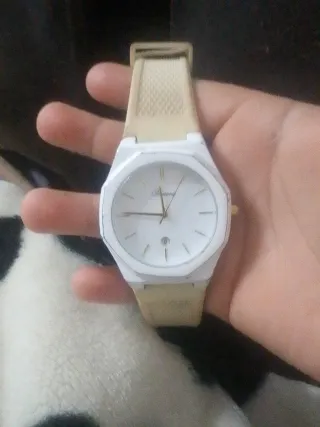 Reloj Denboci Blanco y Beige