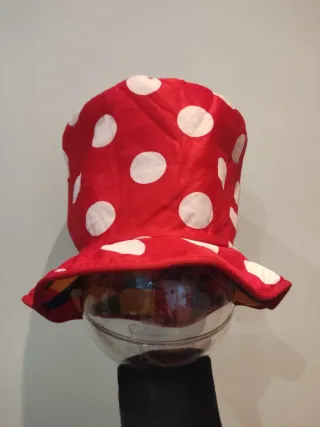 Sombrero disfraz Payaso Multicolor, Reversible