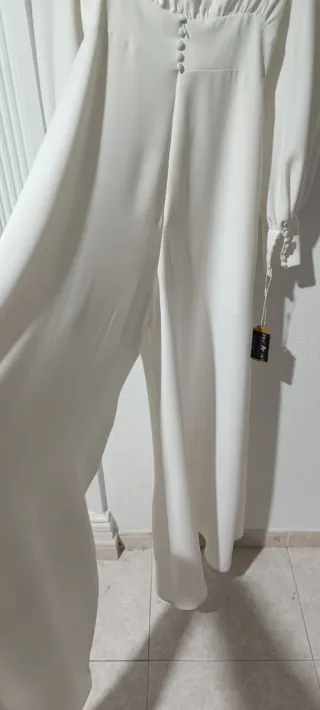 Mono Blanco Natural Largo para Eventos