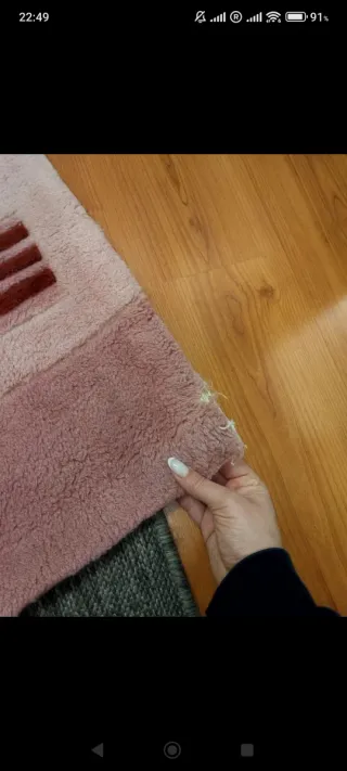 2 Tapetes de quarto rosa