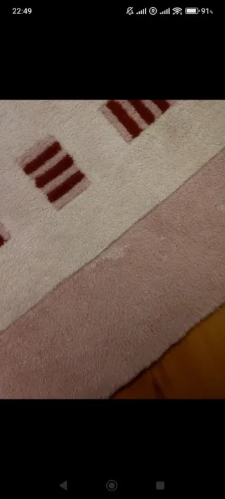 2 Tapetes de quarto rosa