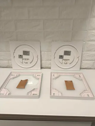 2 Paneles LED Inspire 22.5x22.5cm IP44