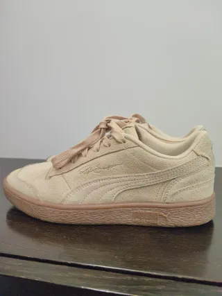 Sapatilhas Puma camurça bege