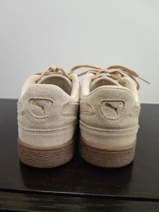 Sapatilhas Puma camurça bege