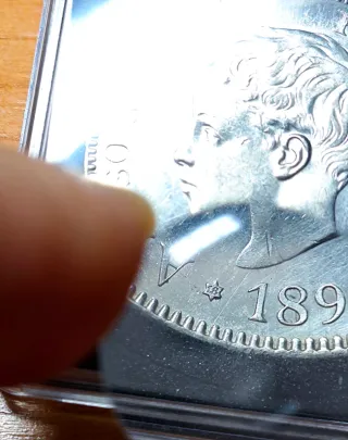 5 Pesetas España 1899 SGV Alfonso XIII estado *SC*