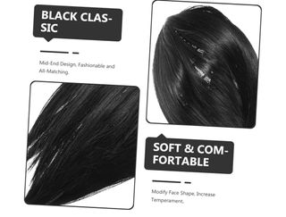 Peluca pelo liso negro