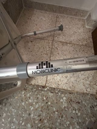 Taburete Mobiclinic Baño Blanco