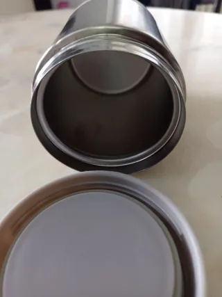 Thermos portavivande metallo e plastica