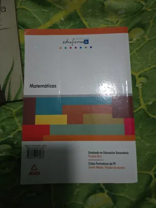 Matemáticas. Graduado en educación secundaria (...