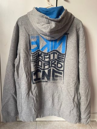 Sudadera Nike Gris con Cremallera