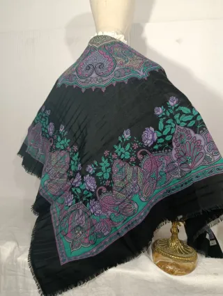 PAÑUELO SÍMIL LANA ESTAMPADO INDUMENTARIA