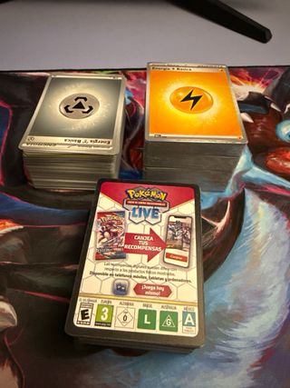 Lote +150 Cartas Energía Pokémon y Códigos
