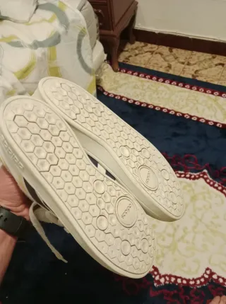 Zapatillas Adidas Blancas y Naranja