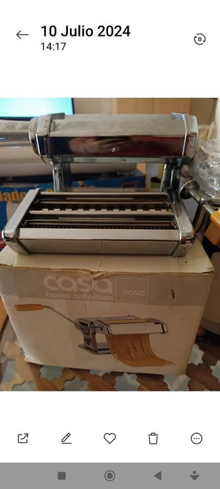 Máquina para hacer pasta fresca