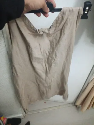 Vestido marrón con adornos M