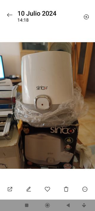 Máquina para hacer yogur Sinbo