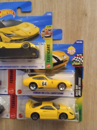 Pack de 5 HotWheels para Y.Fr.F
