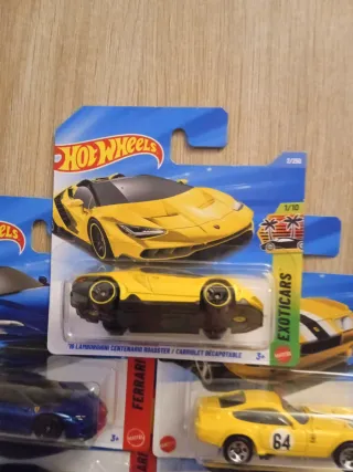 Pack de 5 HotWheels para Y.Fr.F