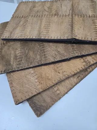 4 Cubos organizadores de cuero Ikea