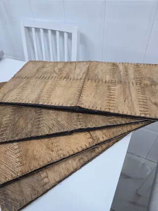 4 Cubos organizadores de cuero Ikea