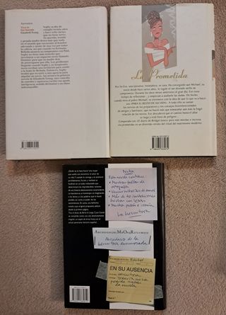 Lote de tres novelas románticas