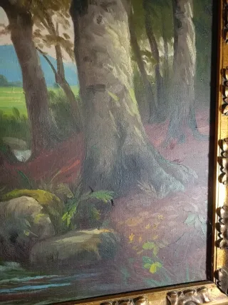 Cuadro grande paisaje naturaleza