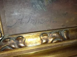 Cuadro grande paisaje naturaleza