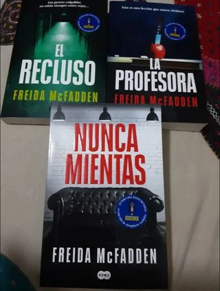 Pack 3 Libros Freida McFadden (Español)