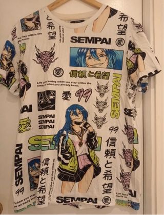 Camiseta Sempai Anime Manga