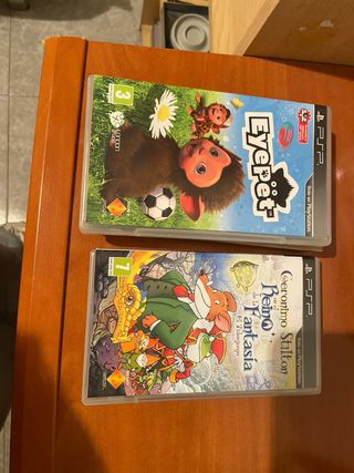 Sony PSP + 2 juegos + Cargador + Cámara + Funda