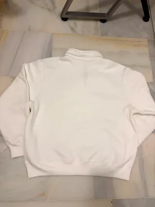 Sudadera Pepe Jeans cremallera blanca