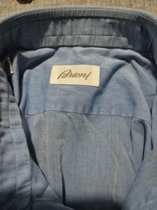 Camicia Brioni estiva azzurra