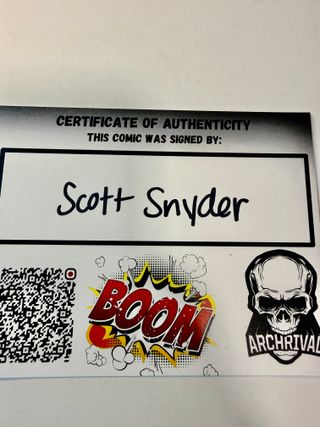 Absolute Batman #15 1stPrint Firmado x Snyder COA