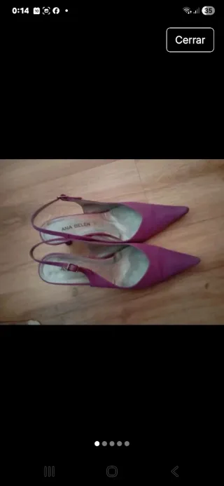 Zapatos Ana Belén Slingback Rosa/Morado