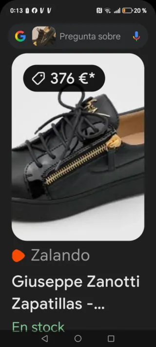 Zapatilla Giuseppe Zanotti hombre